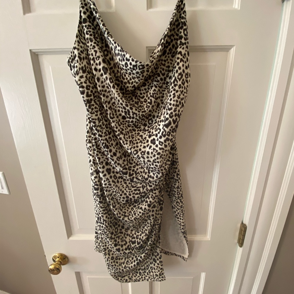 Lovers + Friends Leopard Midi Dress NWT